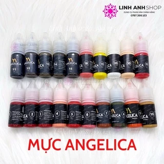 [Bạn mới nhập COSHBM -50% đơn 0Đ] Mực ANGELICA 10ML Nga Mày Môi Mí Xử Lý Phun Xăm