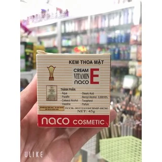 kem vitamin E naco (trộn kem) hủ 4,5g