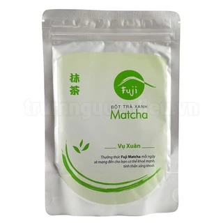 Bột trà xanh Matcha Fuji vụ Xuân (Nhật) túi 100g