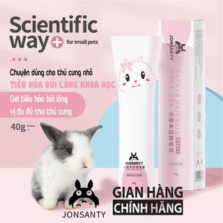 Gell dinh dưỡng cho thỏ bổ sung vitamin khoáng chất thương hiệu JONSANTY giải quyết vấn đề búi lông cst332