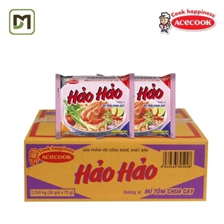 THÙNG MÌ HẢO HẢO TÔM CHUA CAY 30 gói 75g