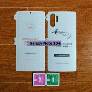 Tấm Dán PPF Galaxy Note 10 plus Note 10 pro mặt trước mặt lưng sau cao cấp