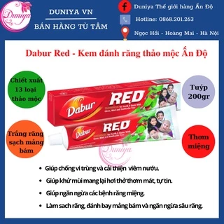 KEM ĐÁNH RĂNG THẢO MỘC DABUR ẤN ĐỘ