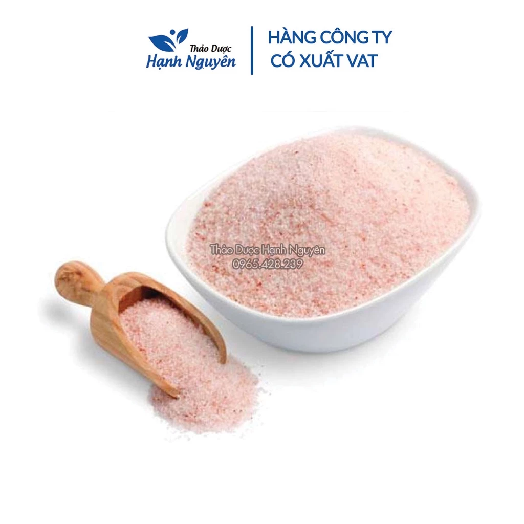 Muối hồng Hymalaya 1kg (Xay mịn, xay thô, dùng sơ chế nấu ăn, làm đẹp) - Thảo Dược Hạnh Nguyên