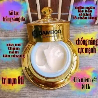 KEM FACE BAMBOO (trắng hồng da,chống lão hóa,mờ nám-tàn nhang)