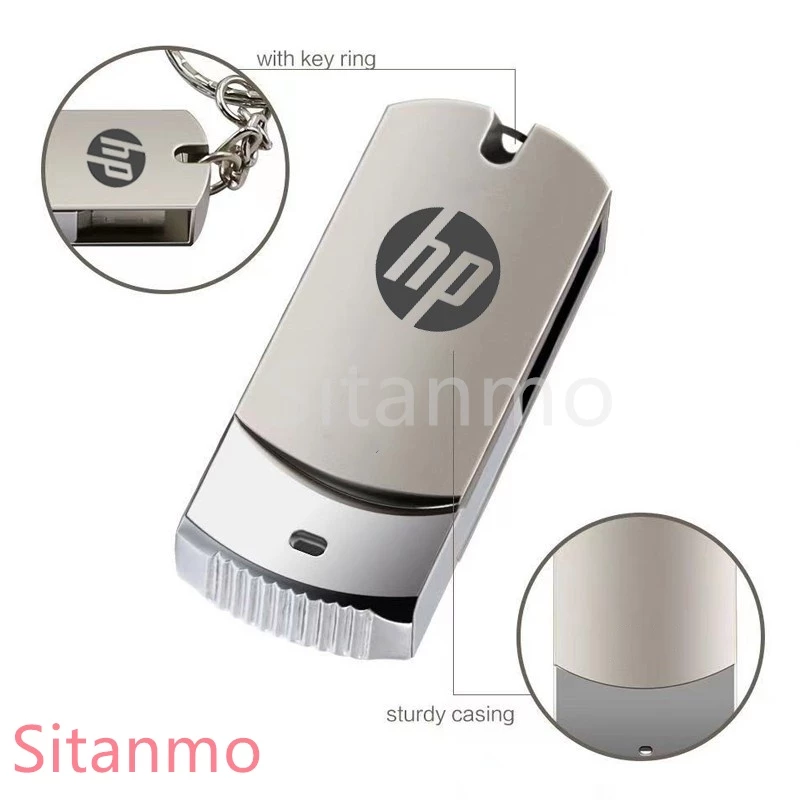 Ổ Đĩa Flash USB HP New USB 1GB 8GB 16GB 32GB 64GB 128gb 4GB 2TB 1TB USB Có Móc Khóa