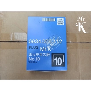 HỘP 20 KIM BẤM PLUS SỐ 10