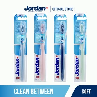 Bàn chải đánh răng Jordan Clean Between, Lông siêu mềm siêu mảnh 0.01mm