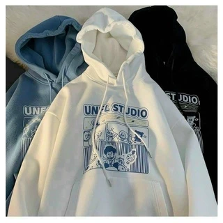 [FREESHIP]Áo Khoác HOODIE Nam Nữ STUDIO Unisex Chất Vải Dày Dặn Ấm Áp