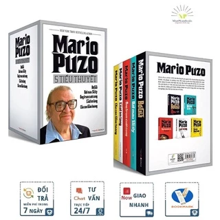 Sách - Tuyển Tập Mario Puzo (Trọn Bộ 5 Quyển) Tặng Sổ Tay