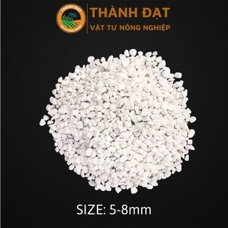 1Kg Sỏi trắng nhỏ size 5-8 mm trang trí bể cá, chậu cây cảnh, terrarium, sen đá, xương rồng