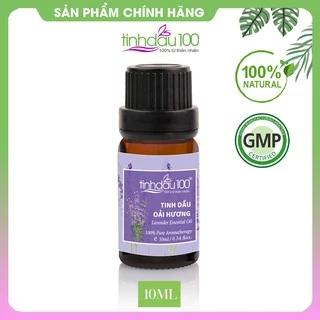 Tinh dầu oải hương Tinh Dầu 100. Tinh dầu lavender nguyên chất. Tinh dầu xông phòng khử mùi, ngủ ngon 10ml. Xuất xứ Pháp