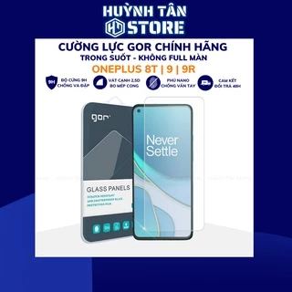 Kính cường lực oneplus 8t op 9 9r trong suốt KHÔNG FULL MÀN chống bám vân tay chính hãng Gor phụ kiện huỳnh tân store