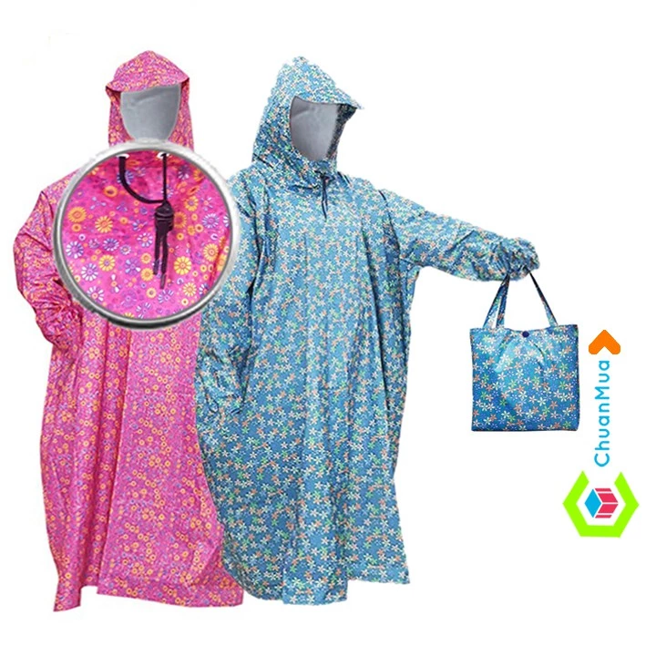Áo Mưa Bít Bông - ÁO MƯA KÍN NGƯỜI VẢI DÙ (Giá sỉ, Cao Cấp, Nhiều màu tùy chọn, hàng có sẵn) - Hàng Xưởng Việt Nam