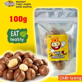 [100g] Hạt Macca (Có tặng dụng cụ tách vỏ) - Hạt to, đều - Chất lượng Macca Úc Đồ ăn vặt Healthy BeeNut