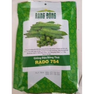 Hạt giống đậu rồng Thái RADO 754 Rạng Đông gói 50g