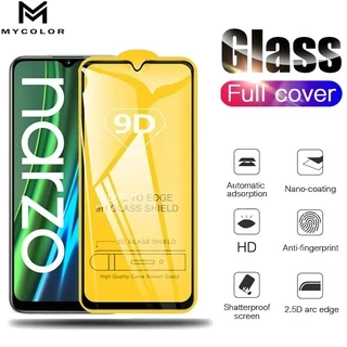 Kính cường lực 9D cao cấp cho Realme Narzo 50 50i 50A Prime 30 30A 20 20A 10 10A Pro 5G 4G 2023