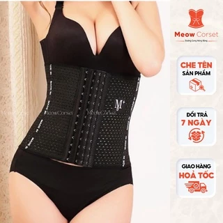 Đai gen nịt bụng siết eo thông hơi M+ [MEOW Corset]