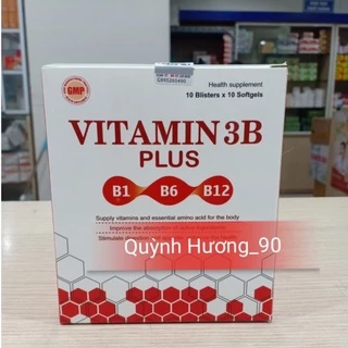 Viên uống VITAMIN 3B PLUS hỗ trợ tăng cường hấp thu dưỡng chất cho cơ thể