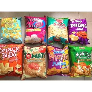 Combo 100 gói Snack oshi loại 12gr các vị giá cực rẻ