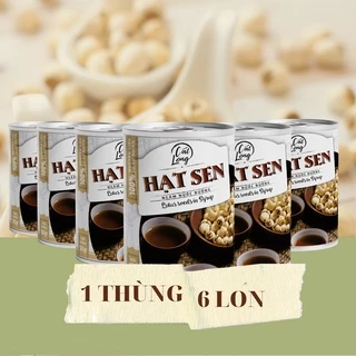 1 thùng 6 lon Hạt sen Asia Home Cát Long 565gr