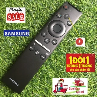 Remote TV samsung tìm kiếm giọng nói cho dòng tivi samsung UA55AU8100, Tặng pin AAA