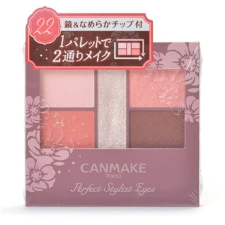 (cam kết chất lượng)Bảng Phấn Mắt Canmake Perfect Stylist Eyes màu 22 Apricot Beach