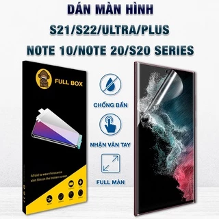 Dán màn hình Samsung S22 Ultra / S23 Ultra / S21 Plus / S20 full màn hình trong suốt PPF chính hãng Moxiao Xing