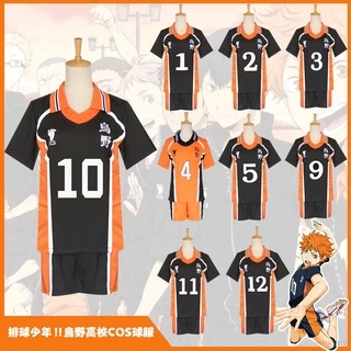 Set trang phục thể thao hóa trang anime Haikyuu Karasuno thời trang