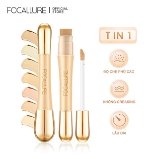 Kem che khuyết điểm FOCALLURE có trọng lượng nhẹ kèm cọ 8g