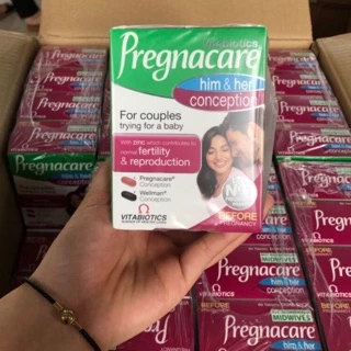 Vitamin Pregnacare Him and Her Conception tăng khả năng thụ thai cho 2 vợ chồng