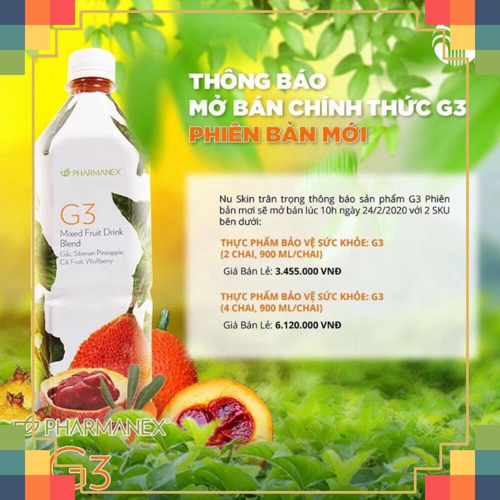 1k Sản phẩm Nước Gấc G3 - Nuskin 1000