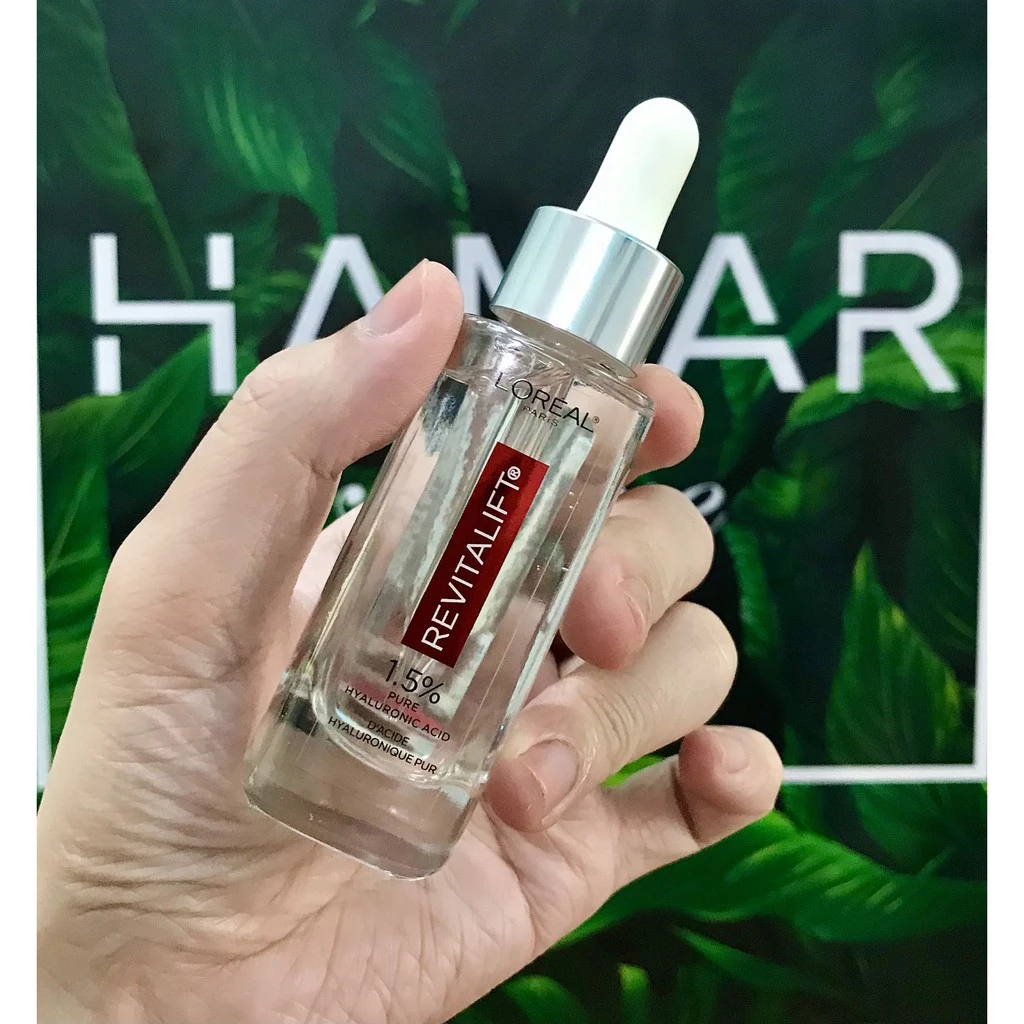 Serum dưỡng ẩm chống lão hoá da Loreal Revitalift Derm Intensives 1,5% pure Hyaluronic Acid 30ml hàng Mỹ