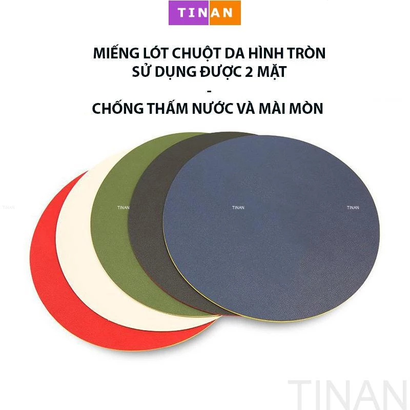 Miếng Lót Chuột Da PVC ( Mouse Pad ), Không Thấm Nước