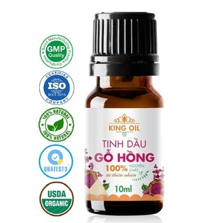 Tinh dầu Gỗ Hồng (Rosewood Essential Oil) KingOil nguyên chất từ thiên nhiên, thơm phòng, thư giản.