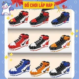 Bộ đồ chơi lắp ghép Giày thể thao Sneakers mini cực ngầu, Đồ chơi lắp ráp giày Sneakers Nike