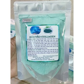 1kg bột collagen dẻo tảo xoắn hàng mới dành cho Spa Handmade