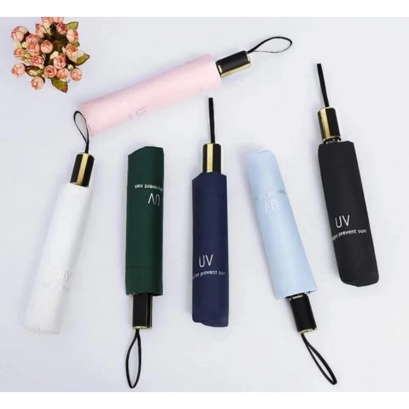 Ô CHE MƯA NẮNG CHỐNG TIA UV GẤP GỌN