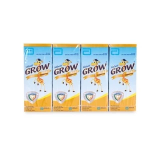 Sữa bột pha sẵn ABBOTT GROW hươu cao cổ 180ml pha sẵn lốc 4 hộp( có ship siêu tốc HCM)