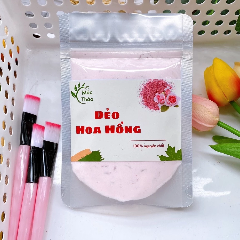 Bột mặt nạ dẻo collagen Hoa Hồng cao cấp (Bột mặt nạ dẻo)