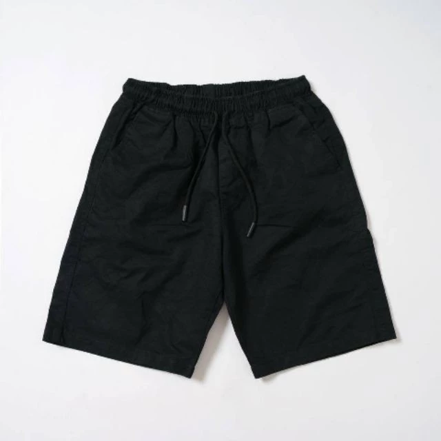Quần Short Kaki Nam Lưng Thun Co Dãn Thoải Mái - chất vải dày dặn - màu be và đen
