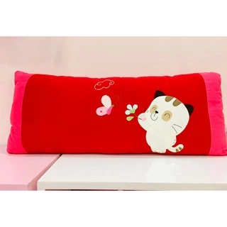 [PETSHOP] GỐI NẰM TRẺ EM  COTTON CAO CẤP LOẠI DÀI (70x30cm)