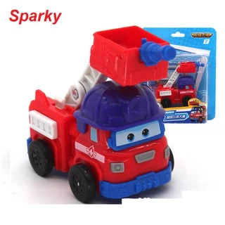 Đồ chơi đội bay siêu đẳng mô hình nhân vật Spacky xe cứu hộ mini đồ chơi super wings trẻ em