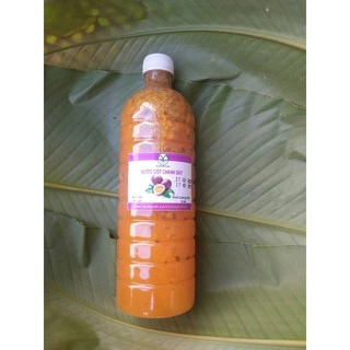 Nước cốt chanh dây (nước cốt mác mác) homemade Mangline Farm Đà Lạt 1000ml, đồ uống giải khát thơm ngon