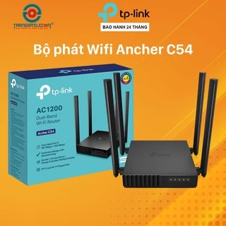 Bộ Phát Wifi TP-Link Archer C54 Băng Tần Kép Chuẩn AC 1200Mbps - TRANGIATELECOM