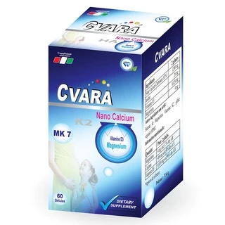 Viên uống bổ sung canxi Cvara ⚡Nhập khẩu Pháp⚡ Hộp 60 viên Giúp bổ sung canxi cho phụ nữ có thai và người loãng xương