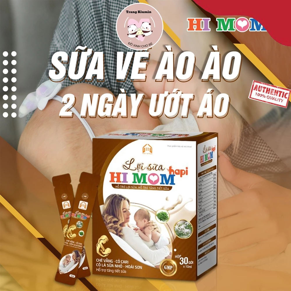 Lợi Sữa HaPi-Giúp Gọi Sữa Về, Mát Sữa, Thông Tắc Tuyến Sữa, Có Chè Vằng,Cỏ Sữa tốt Cho Mẹ Sau Sinh Đang Cho Bé Ti