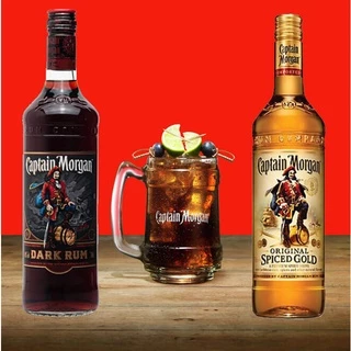 Vỏ chai Captain Morgan Xuất xứ Jamaica