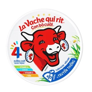 Phô mai Con Bò Cười 16 Miếng 224g – Vị truyền thống (La Vache qui Rit)