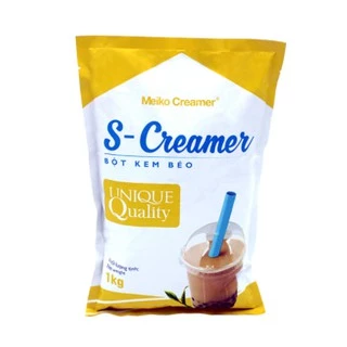 Bột Kem Béo S Creamer (Nhãn vàng) -1Kg/ Gói - Sử Dụng trong pha chế trà sữa, cà phê, sinh tố, nấu chè